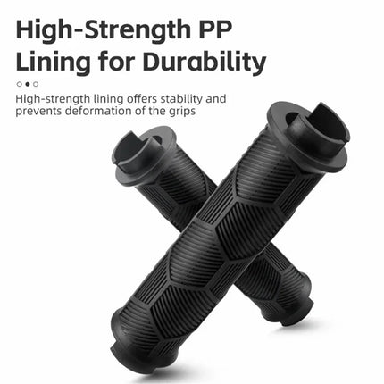 818 Paio di manopole per bici con tappi riflettenti - Rosso