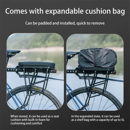 1648 Bicycle Cycling Luggage Rack, Aluminum Alloy Shelf