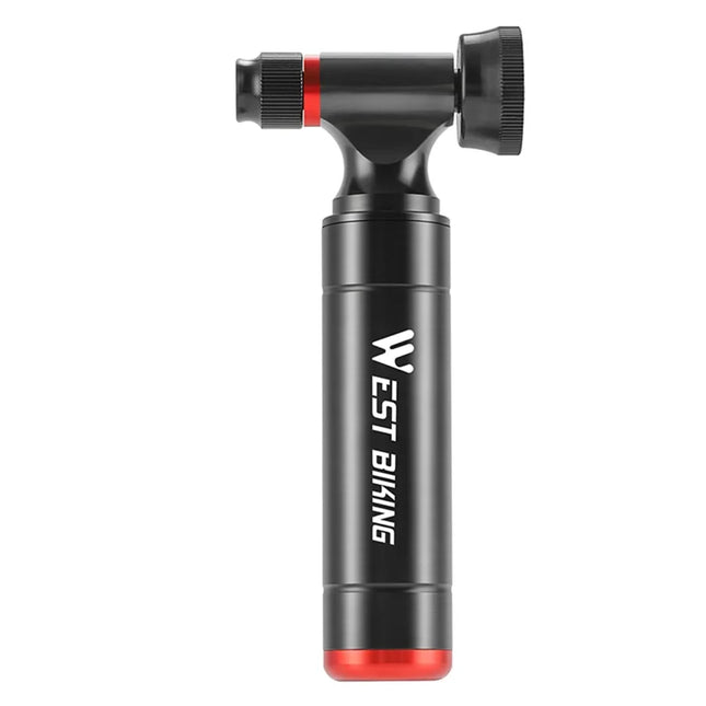 1147Gonfleur CO2 pour vélo, pompe à vélo en alliage d&amp;#39;aluminium avec manomètre