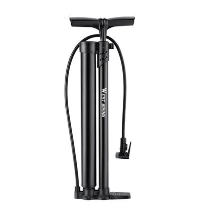 Pompe à vélo haute pression à double cylindre avec manomètre