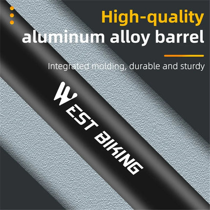 754 Portable vertical bike pump 230PSI with folding base for bikes