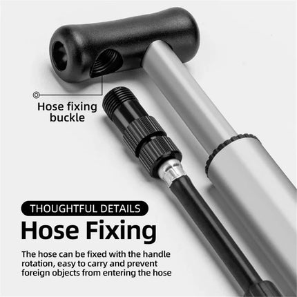 2278Pompe à vélo portable  120PSI haute pression avec manomètre