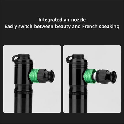 2481 Tragbare ROCKBROS Hochdruck-Fahrradpumpe 110 PSI mit AV / FV Düse