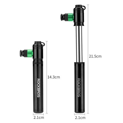 2481 Tragbare ROCKBROS Hochdruck-Fahrradpumpe 110 PSI mit AV / FV Düse