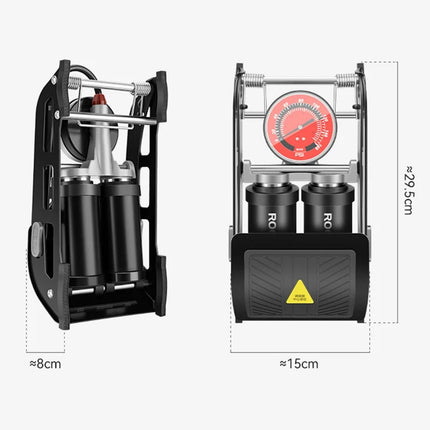 2527Pompe à pied haute pression ROCKBROS 160PSI avec manomètre