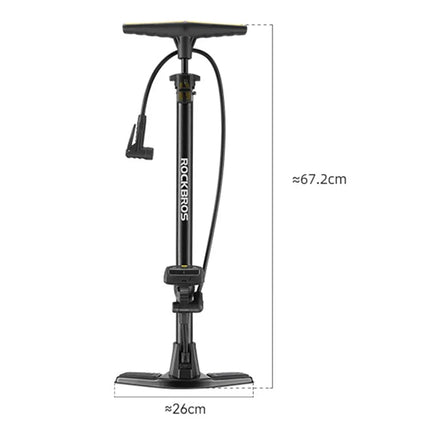 2306Pompe à pied ROCKBROS avec manomètre 160PSI