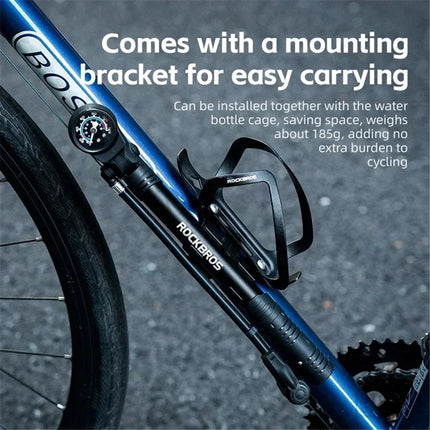 225Pompe à vélo avec manomètre