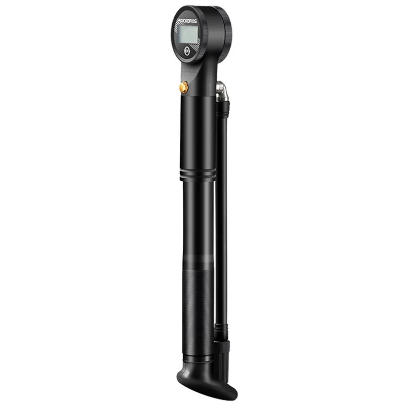 Tragbare Fahrradpumpe 320PSI mit Manometer für Presta- und Schrader-Ve – INFOYLOG