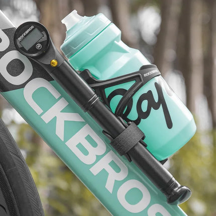 743Pompe à vélo portable 320PSI avec manomètre valves Presta et Schrader