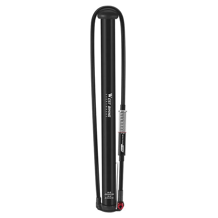 139 Gonfiatore per pneumatici da bicicletta, pompa ad alta pressione con auto-rimbalzo