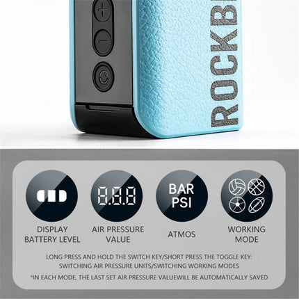 1379 Gonfiatore portatile per pallacanestro / calcio con display digitale