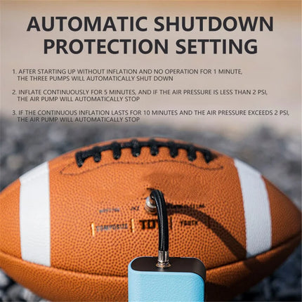 1379 Gonfiatore portatile per pallacanestro / calcio con display digitale