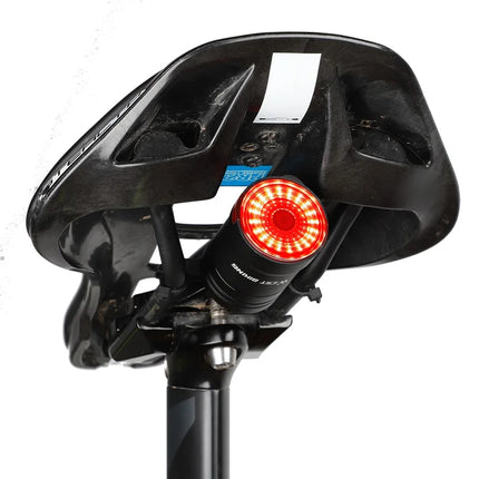 664Fanale posteriore intelligente per bicicletta impermeabile, rilevamento freno Montaggio sella