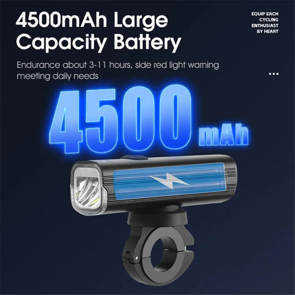 1475Lampe avant de vélo LED lumineuse - Montage suspendu