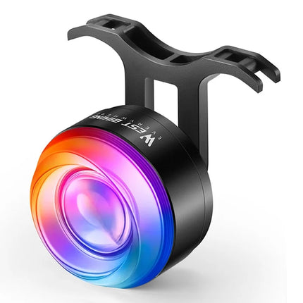 280Fanale posteriore per bicicletta intelligente con allarme luminoso colorato