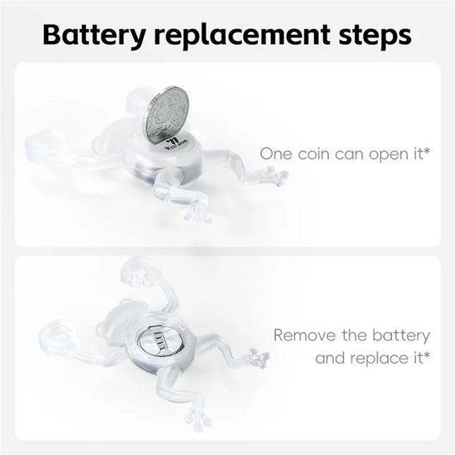 926Fanale Posteriore per Bicicletta a Forma di Rana Impermeabile Luce LED Colorata