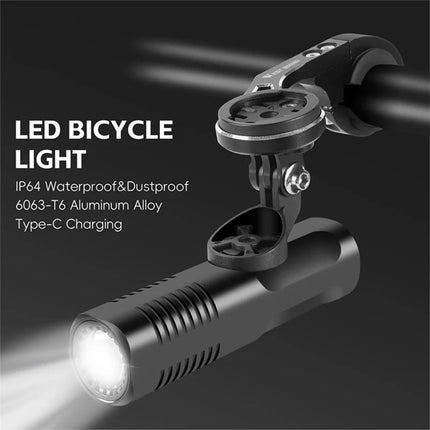 1128Phare avant de vélo lumineux 1000LM en alliage d&amp;#39;aluminium