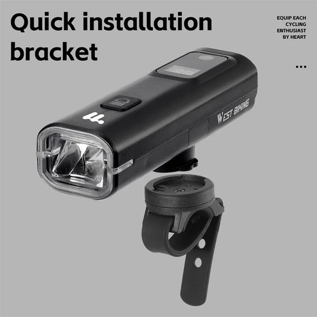 610 Intelligent Front Bike Light with Light Detection 400 Lumens