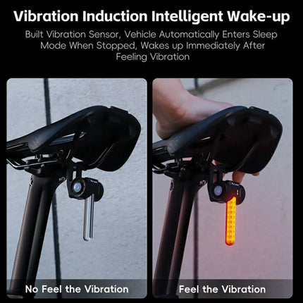 1450Luce Posteriore per Bicicletta Intelligente con Rilevamento Frenata