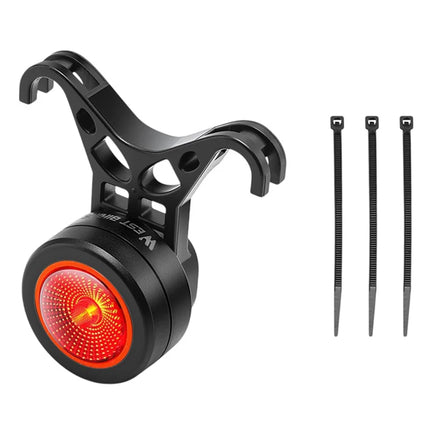Luz traseira inteligente para bicicleta com sensor de travão magnético