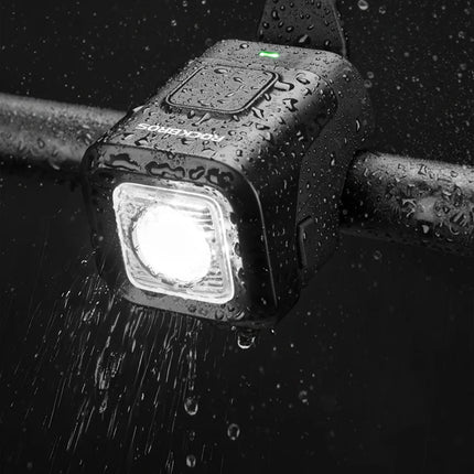 Elektrisk framlykta i 1 läge med signalhorn, 450 lumen, för cykel