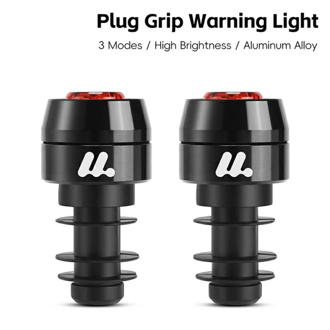 1 paire de lumières LED avertissement pour guidon de vélo