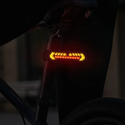 Feu arrière de vélo sans fil avec télécommande et klaxon