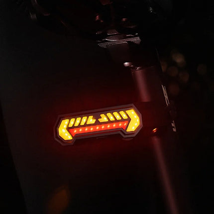 Feu arrière de vélo sans fil avec télécommande et klaxon