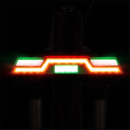 381Fanale posteriore per bicicletta senza fili RC ricaricabile a flusso continuo