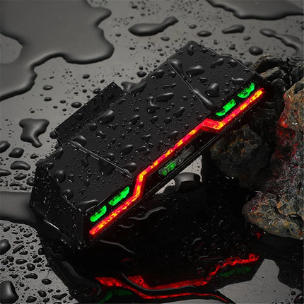 381Fanale posteriore per bicicletta senza fili RC ricaricabile a flusso continuo