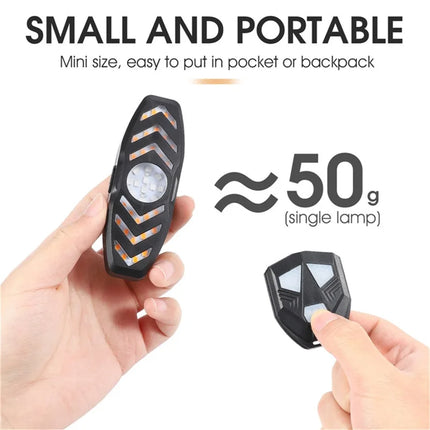 232Feu arrière LED WEST BIKING YP0701313 avec clignotants et télécommande