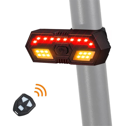 940 LED bike rear light, flashing bike horn with remote control
