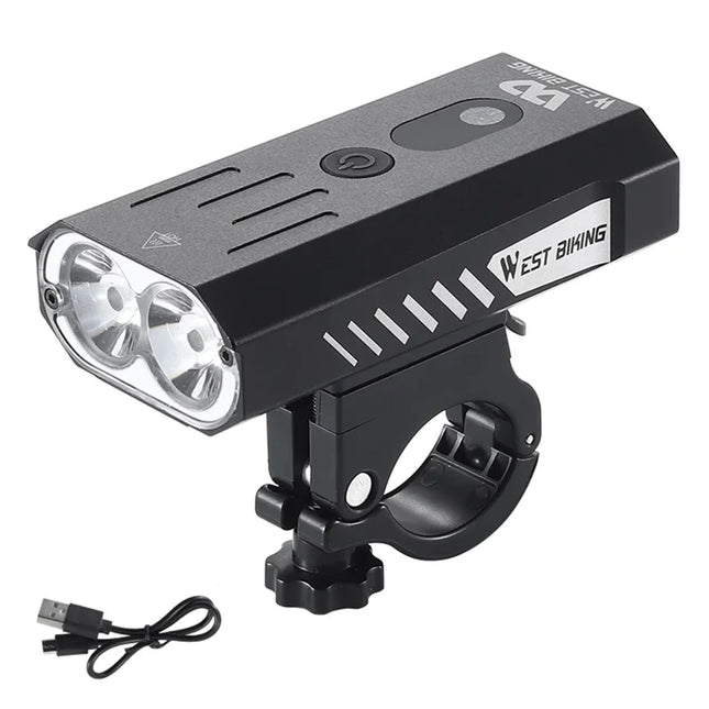 1673 Ultra-bright powerful 800 Lumen bike lamps, 5 lighting modes Black