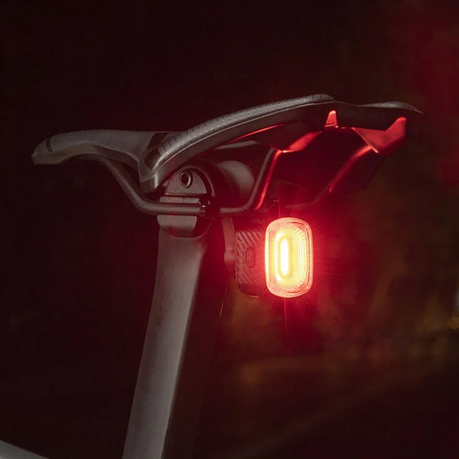 2255ROCKBROS Q4 luz trasera inteligente para bicicleta con detección de frenado