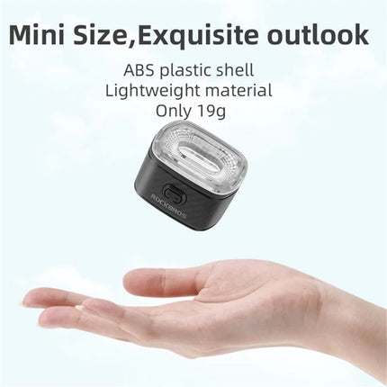 2255ROCKBROS Q4 luz trasera inteligente para bicicleta con detección de frenado