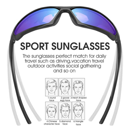 2361Gafas de sol polarizadas anti-UV y anti-viento