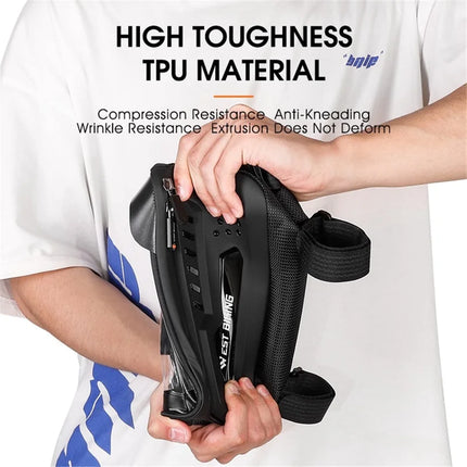 805 Borsa da trasporto con guscio rigido per tubo superiore di bicicletta da corsa MTB 2L