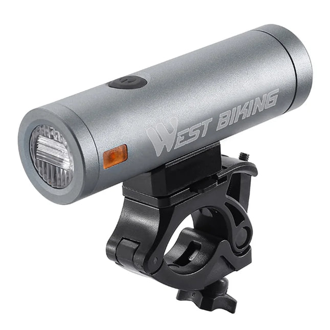 946Lampada anteriore per bici LED super luminosa ricaricabile, torcia - Argento