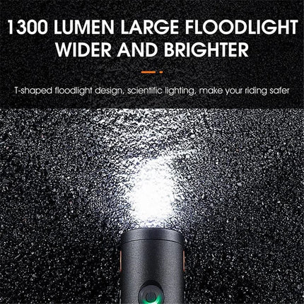 946Lampada anteriore per bici LED super luminosa ricaricabile, torcia - Argento