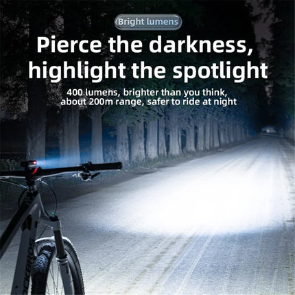 1551 Ultra-bright USB Rechargeable LED Bike Headlamp