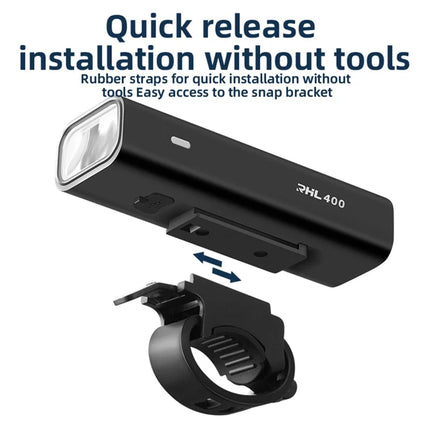 1551 Ultra-bright USB Rechargeable LED Bike Headlamp