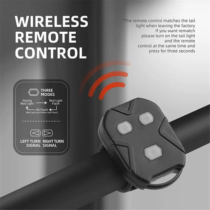 871 Mountain Bike RC Rear Light with Speaker