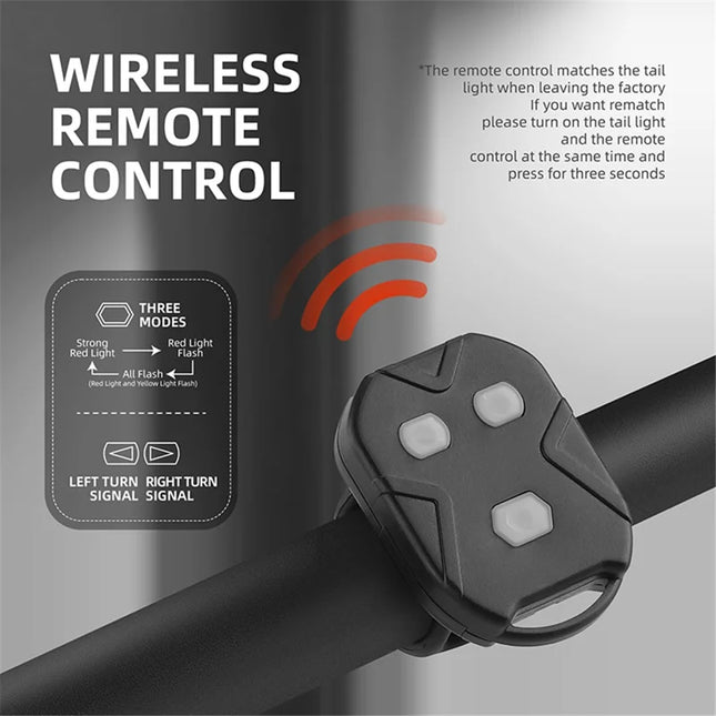 871 Mountain Bike RC Rear Light with Speaker