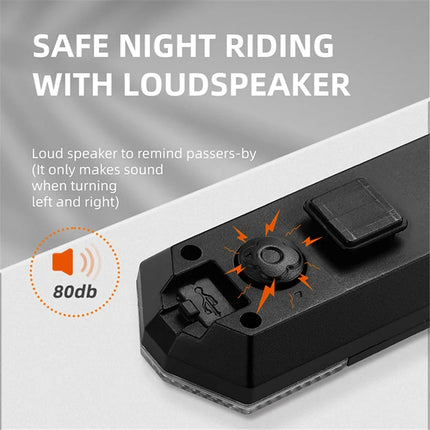 871 Mountain Bike RC Rear Light with Speaker