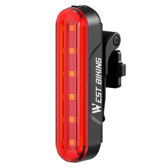 1154Lampe arrière de vélo à capteur de frein laser, 5 modes frein intelligent