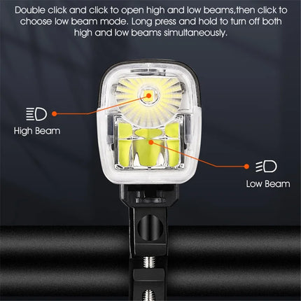 1728 Lâmpadas suspensas de bicicleta recarregáveis super luminosas 1000 lumens