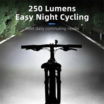 1028Phare de vélo à détection de lumière intelligente étanche IPX4