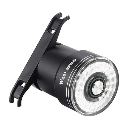 630Fanale posteriore intelligente per bicicletta, sensore di frenata - Trasparente / Piatto