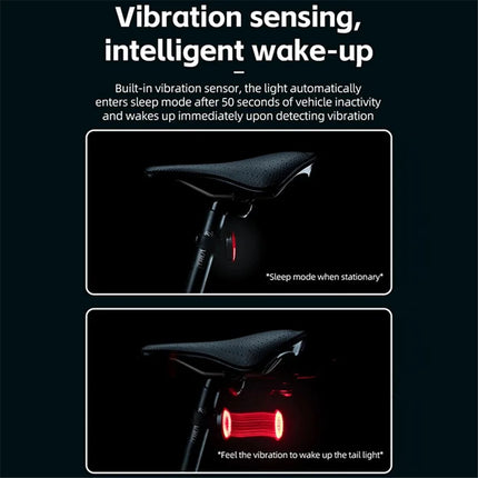 2497 Intelligentes Fahrrad-Rücklicht mit Bremslichtsensor