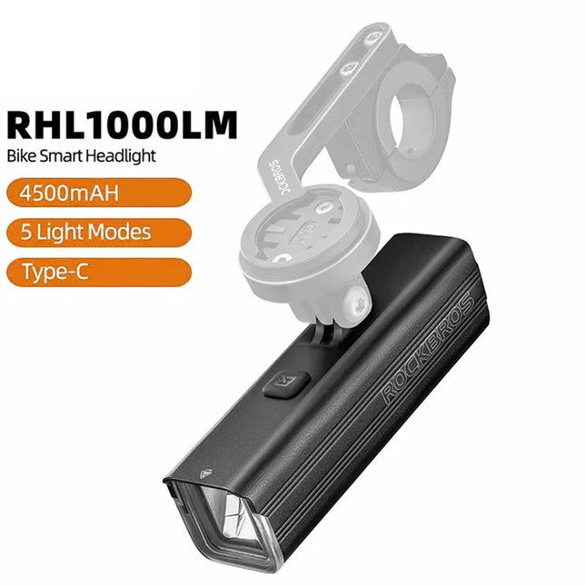2414Phare de Vélo 4500mAh Lampe Frontale